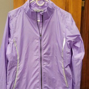 Lavender Athleta windbreaker womens size M medium